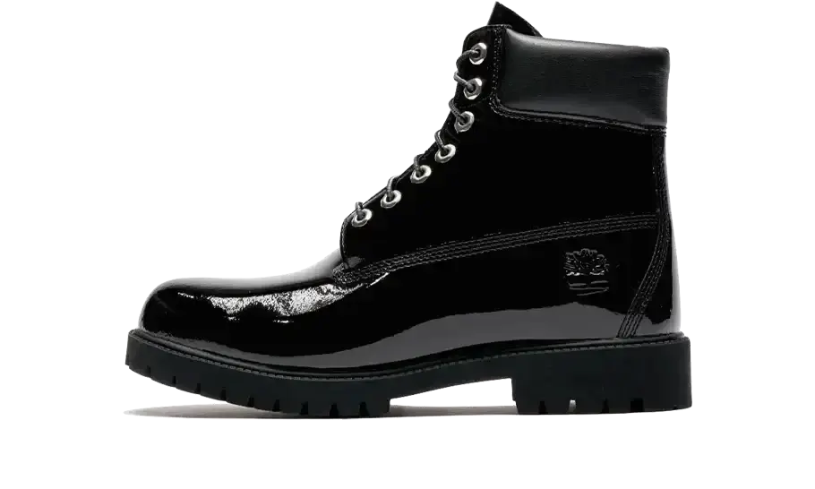 6" Veneda Carter Patent Leather Boot Black Patent VOSneakers