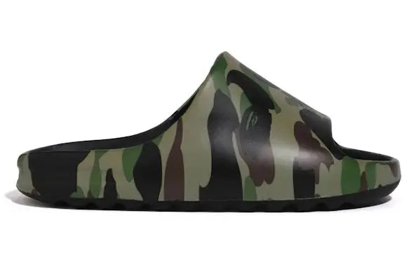 A Bathing Ape 1 st Camo Slide Green BAPE