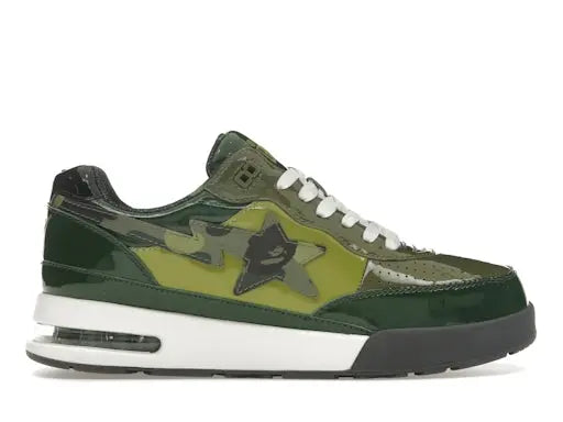 A Bathing Ape Bape Road Sta Patent Leather Green (2022) BAPE
