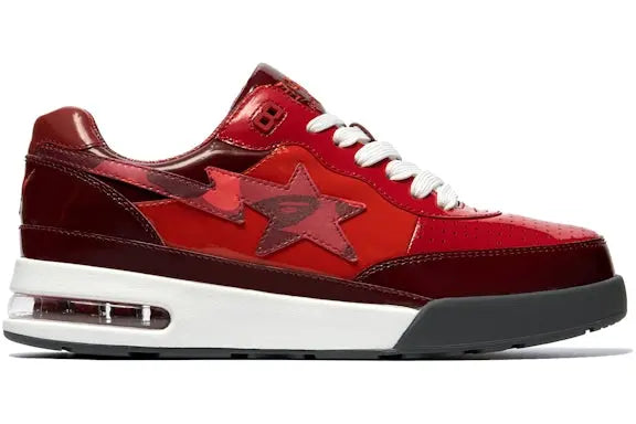 A Bathing Ape Bape Road Sta Patent Leather Red (2022) BAPE