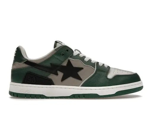 A Bathing Ape Bape SK 8 Sta Green Grey BAPE