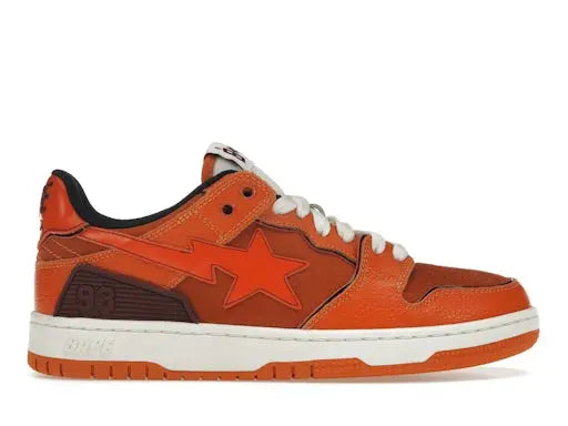 A Bathing Ape Bape SK 8 Sta Orange Brown BAPE