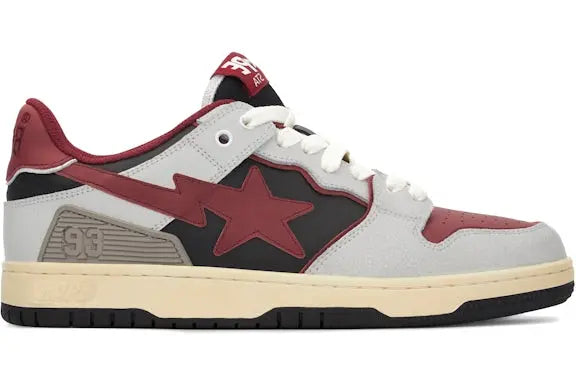 A Bathing Ape Bape SK 8 Sta Vintage White Red BAPE