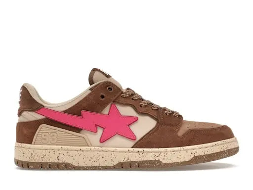 A Bathing Ape Bape SK 8 Sta#6 Brown Pink BAPE