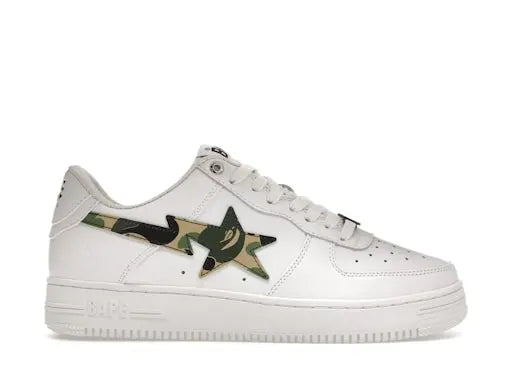 A Bathing Ape Bape Sta Low ABC Camo White Green (2022) BAPE