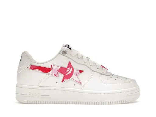 A Bathing Ape Bape Sta Low ABC Camo White Pink (2022) BAPE