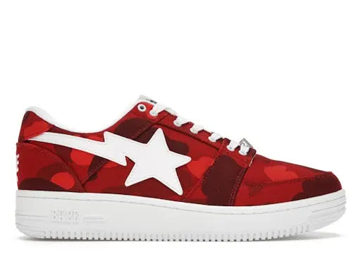 A Bathing Ape Bape Sta Low Camo Red BAPE