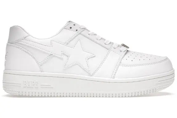 A Bathing Ape Bape Sta Low M 2 White Leather (2020) BAPE