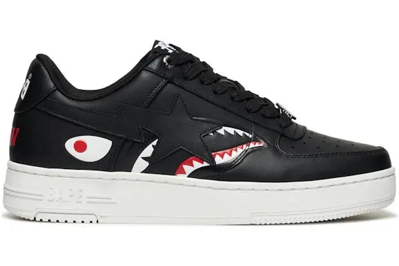 A Bathing Ape Bape Sta Low Shark Pack Black BAPE