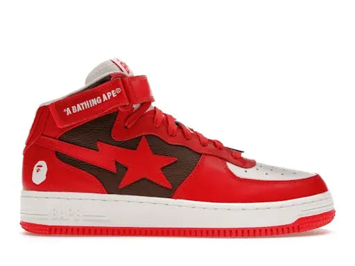 A Bathing Ape Bape Sta Mid Red (2022) BAPE