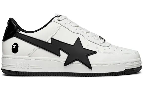 A Bathing Ape Bape Sta OS#2 White Black BAPE