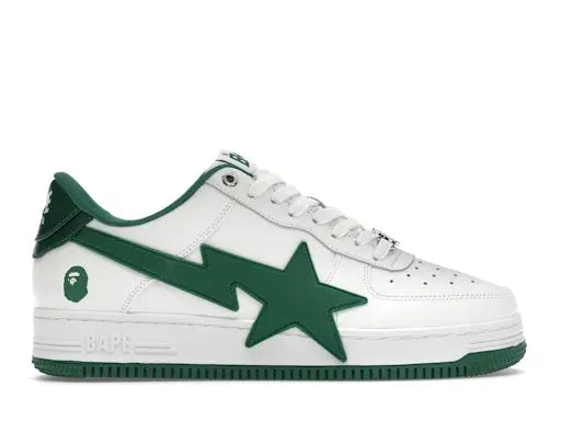 A Bathing Ape Bape Sta OS#2 White Green BAPE