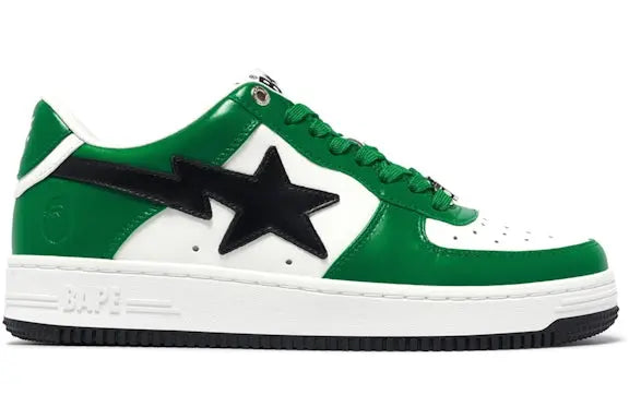 A Bathing Ape Bape Sta#3 M 2 White Green Black BAPE