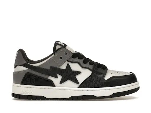A Bathing Ape Sk 8 Sta#5 Black White Grey BAPE