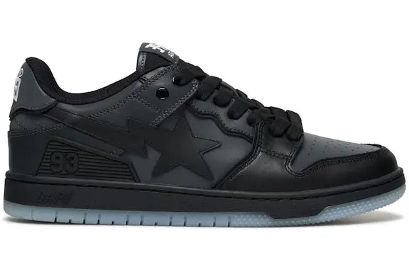 A Bathing Ape Sk 8 Sta#5 M 2 Black BAPE