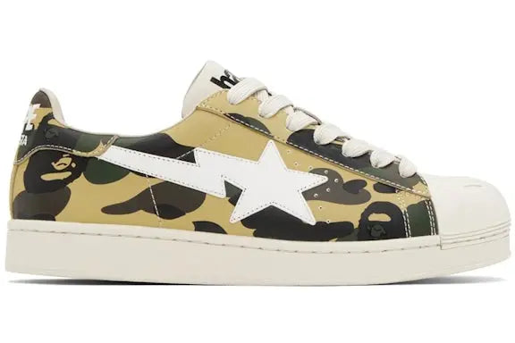 A Bathing Ape Skull Sta 1 st Camo Yellow BAPE