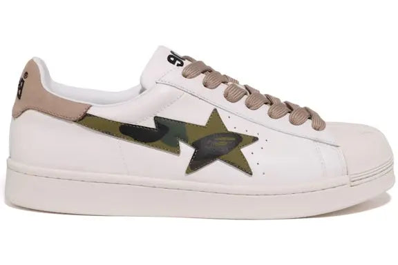A Bathing Ape Skull Sta White Beige BAPE