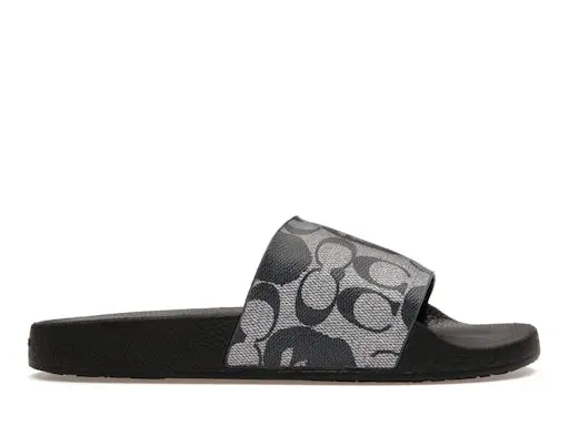 A Bathing Ape Slide Coach Black Grey BAPE