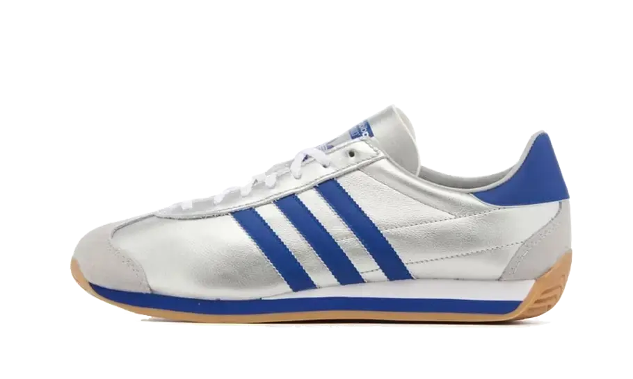 Adidas Country OG Matte Silver Bright Blue Adidas