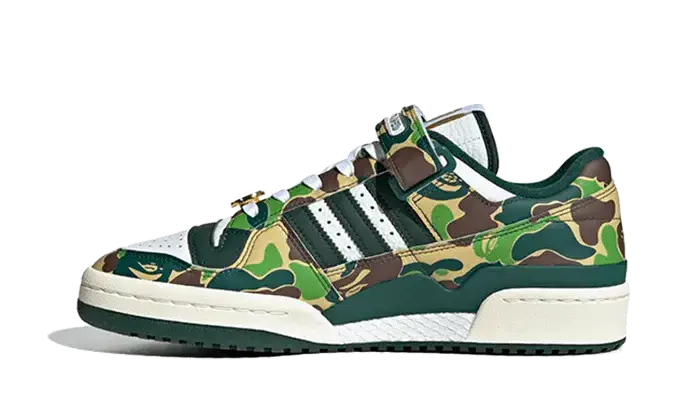 Adidas Forum 84 Low Bape 30th Anniversary Green Camo VOSneakers