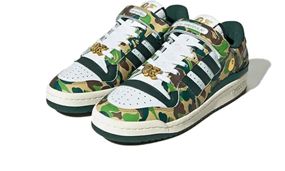 Adidas Forum 84 Low Bape 30th Anniversary Green Camo VOSneakers