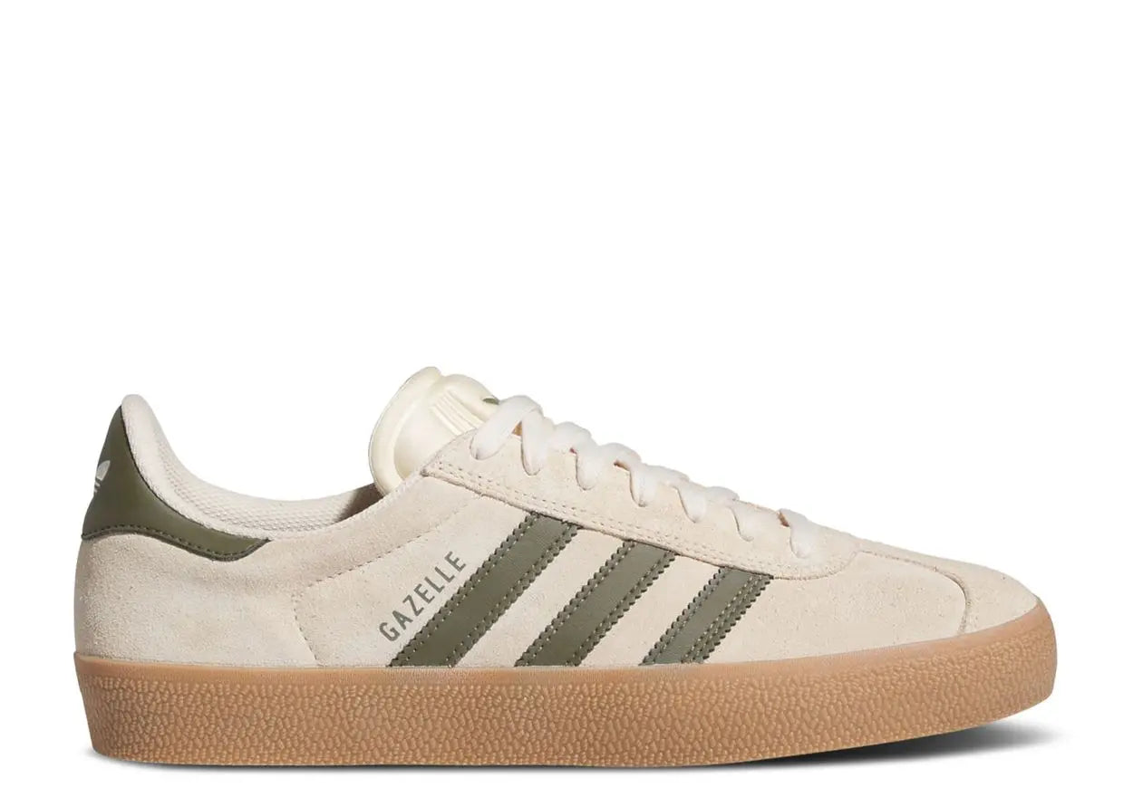 Adidas Gazelle ADV Ecru Tint Focus Olive Adidas