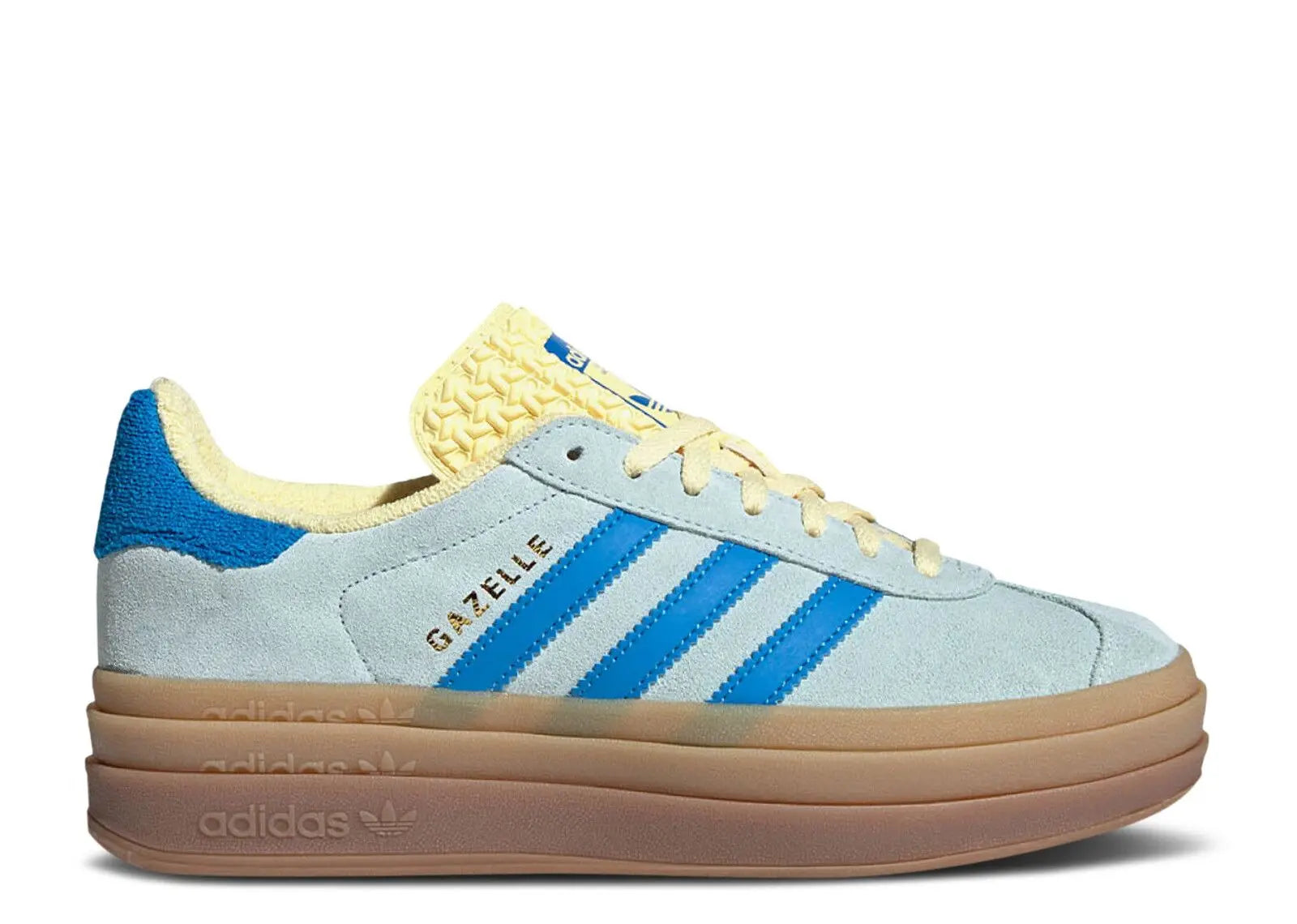 Adidas Gazelle Bold Almost Blue Yellow Adidas