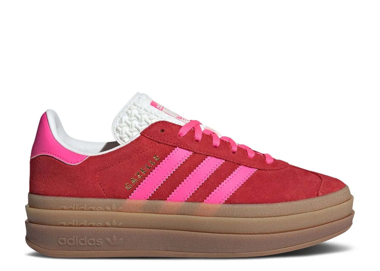 Adidas Gazelle Bold Collegiate Red Lucid Pink Adidas