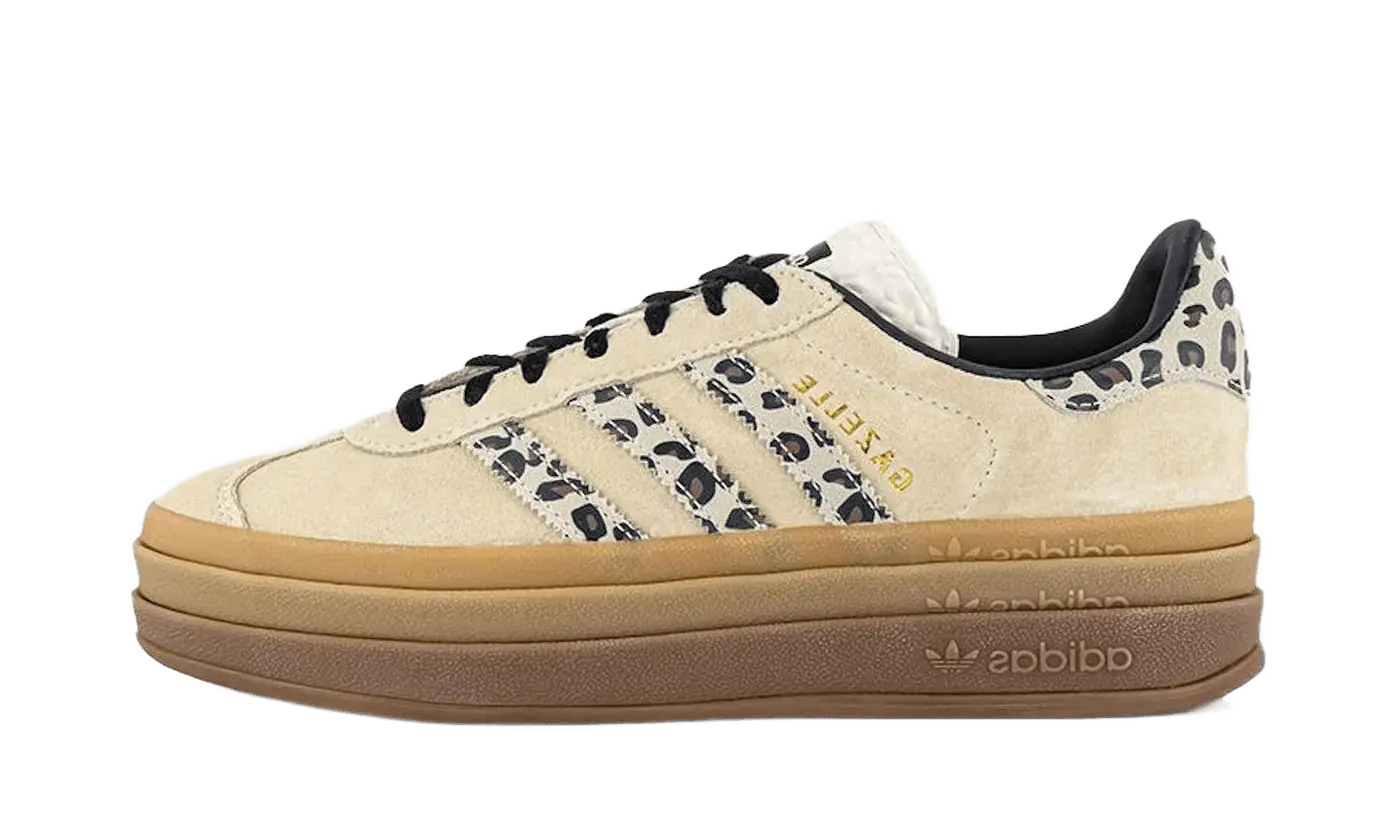 Adidas Gazelle Bold Cream Black Leopard VOSneakers