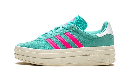 Adidas Gazelle Bold Flash Aqua Lucid Pink Adidas