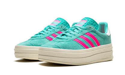 Adidas Gazelle Bold Flash Aqua Lucid Pink Adidas