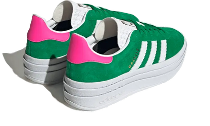 Adidas Gazelle Bold Green Lucid Pink Adidas
