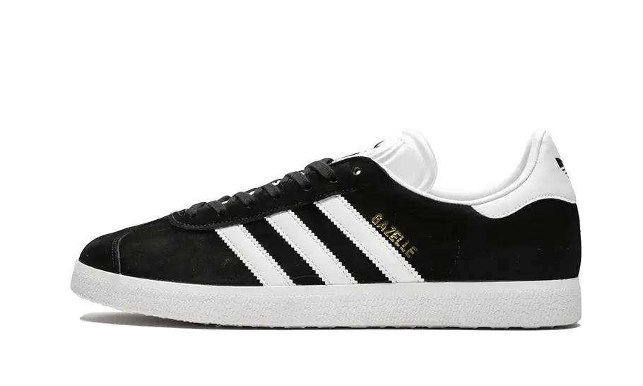 Adidas Gazelle Core Black Cloud White Gold Adidas