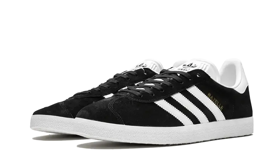 Adidas Gazelle Core Black Cloud White Gold Adidas