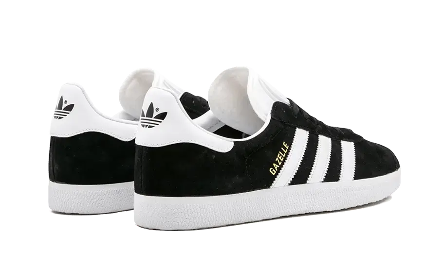 Adidas Gazelle Core Black Cloud White Gold Adidas