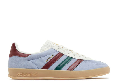 Adidas Gazelle Indoor Blue Dawn Collegiate Burgundy Adidas