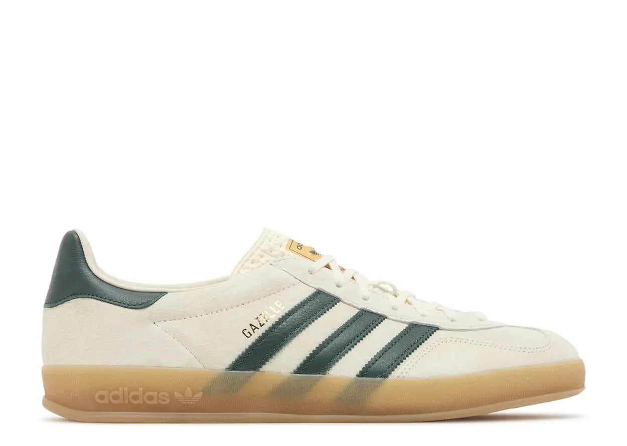 Adidas Gazelle Indoor Cream White Collegiate Green Gum Adidas