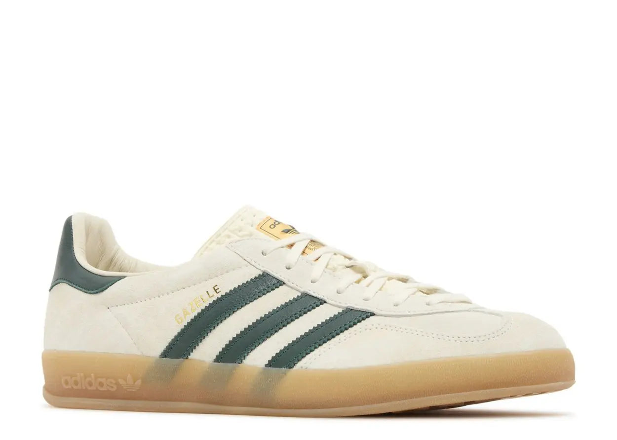 Adidas Gazelle Indoor Cream White Collegiate Green Gum Adidas