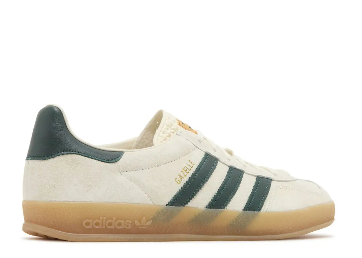 Adidas Gazelle Indoor Cream White Collegiate Green Gum Adidas