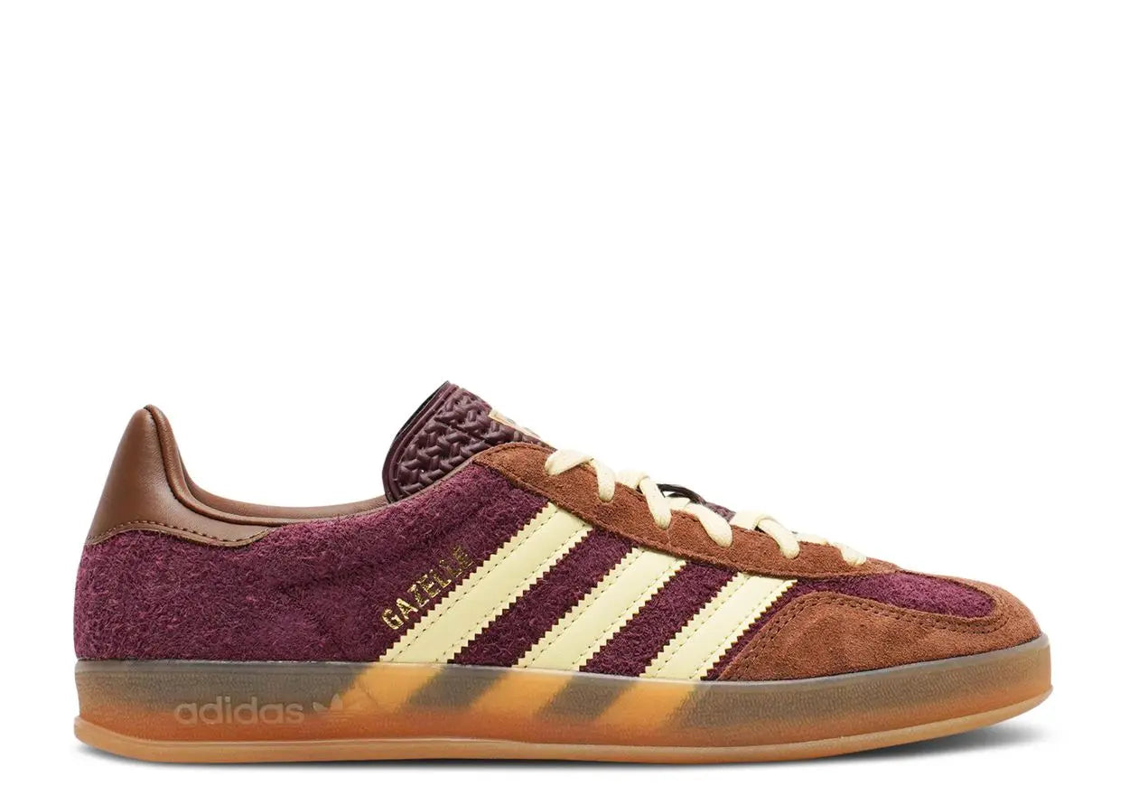 Adidas Gazelle Indoor Maroon Almost Yellow Adidas
