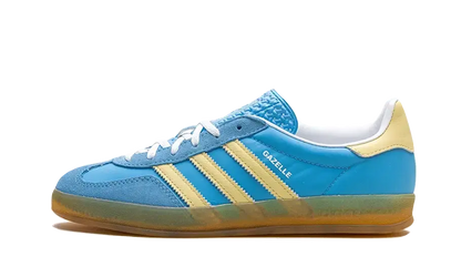 Adidas Gazelle Indoor Semi Blue Burst Almost Yellow Adidas