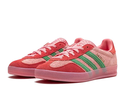 Adidas Gazelle Indoor Semi Pink Spark Preloved Scarlet (Femme) Adidas