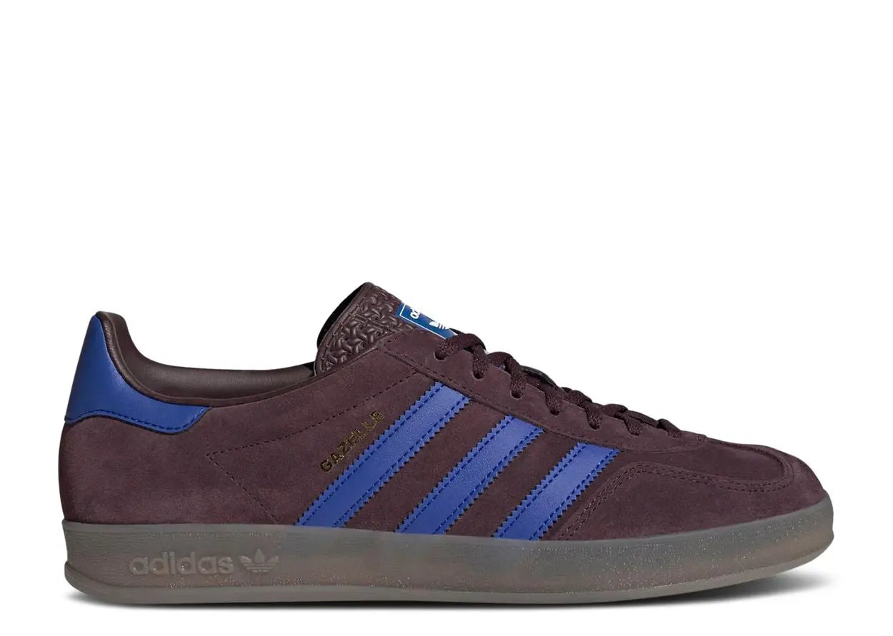 Adidas Gazelle Indoor Shadow Maroon Semi Lucid Blue Adidas