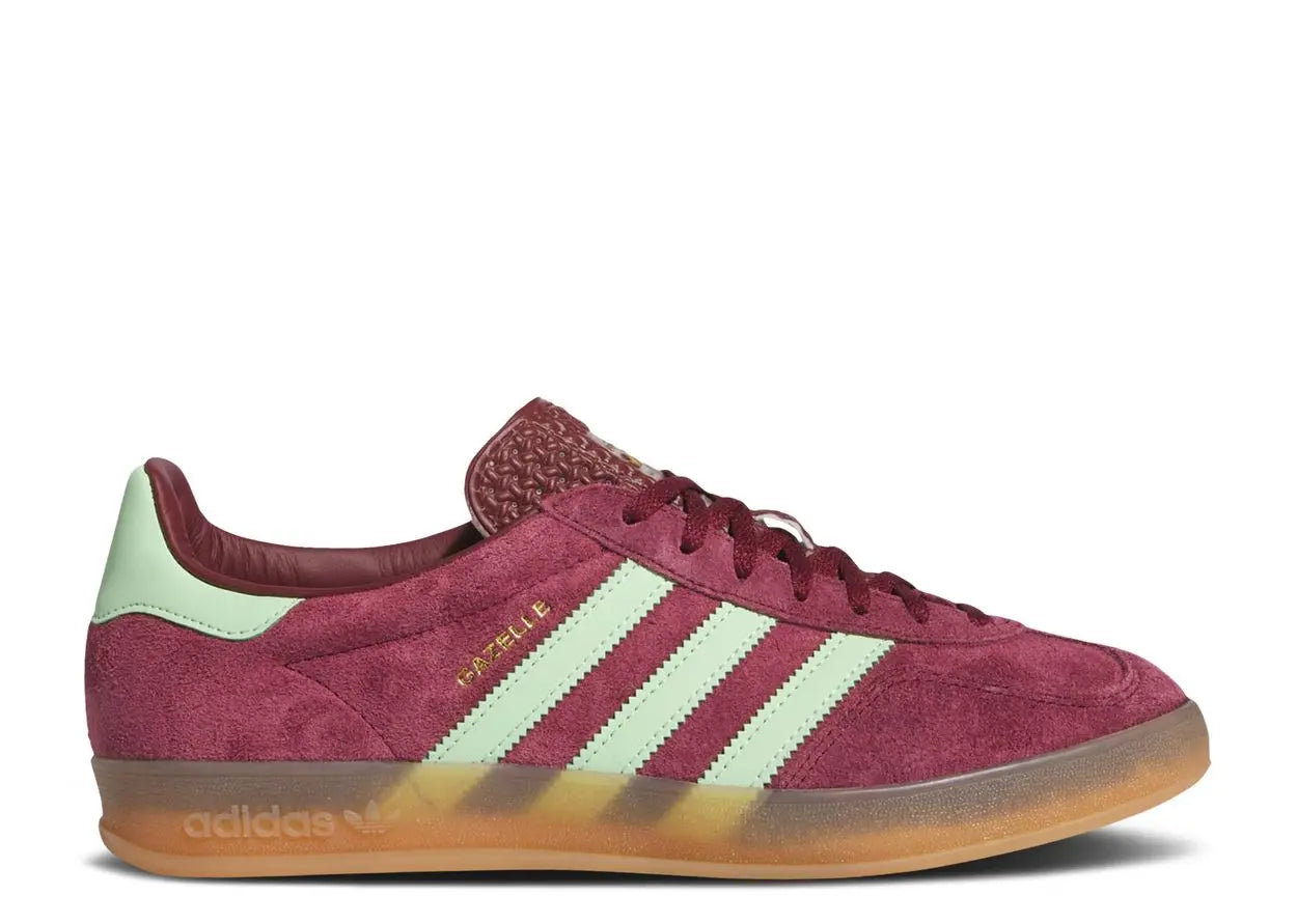 Adidas Gazelle Indoor Shadow Red Semi Spark Green Adidas