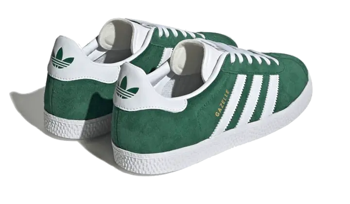 Adidas Gazelle Junior Dark Green White Adidas