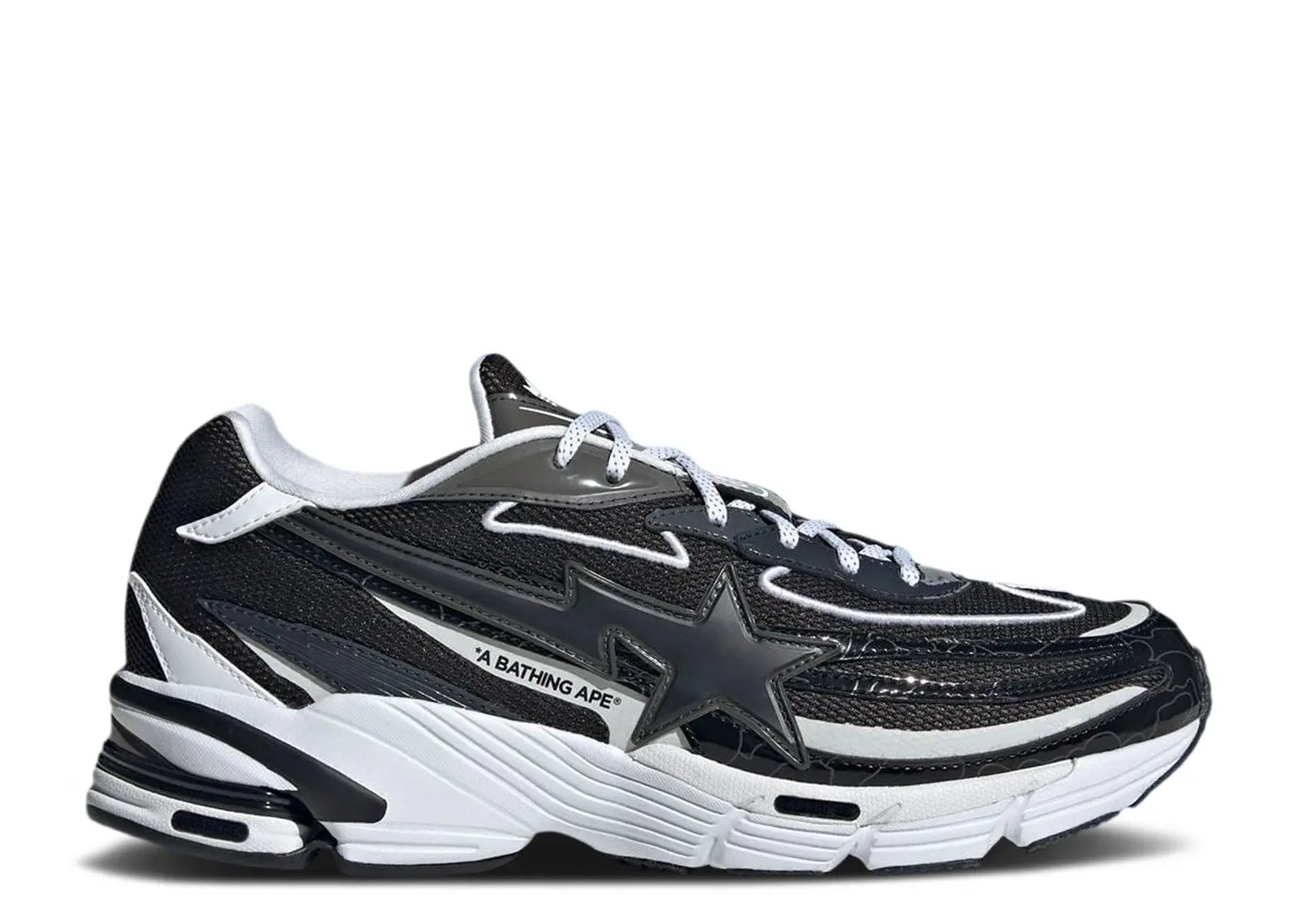 Adidas Orketro Bape Black Silver Metallic Adidas