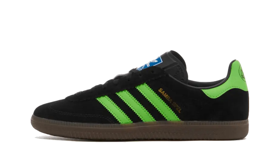 Adidas Samba Deco SPZL Core Black Lucid Lime VOSneakers
