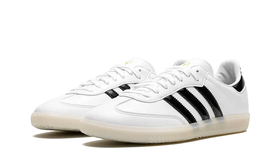 Adidas Samba Jason Dill White Black Patent Adidas
