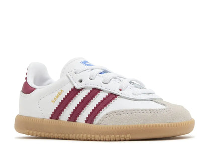 Adidas Samba OG Cloud White Collegiate Burgundy Gum (TD) Air Jordan