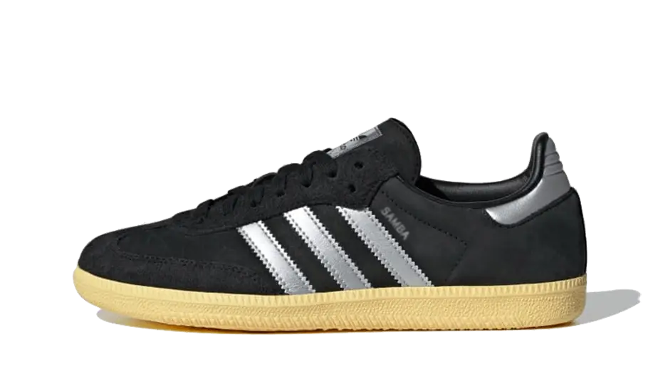 Adidas Samba OG Core Black Matte Silver Adidas